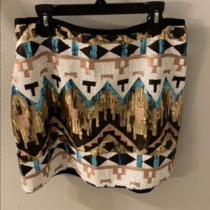 Sequin Skirt